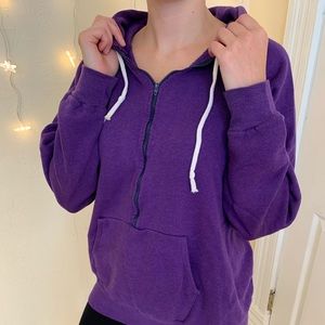 Comfy purple hoodie